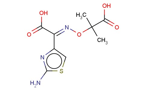 2-[(2-AMINOTHIAZOL-4-YL)CARBOXYMETHYLENEAMINOOXY]-2-METHYLPROPIONIC ACID